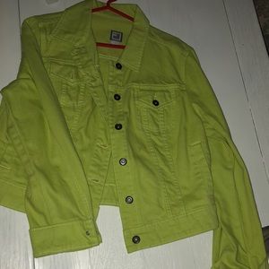 Green Jean Jacket